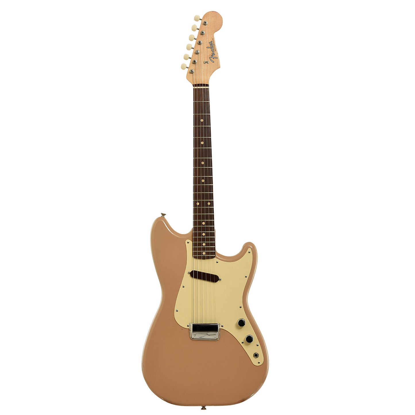 Full front of Fender Musicmaster Electric Guitar