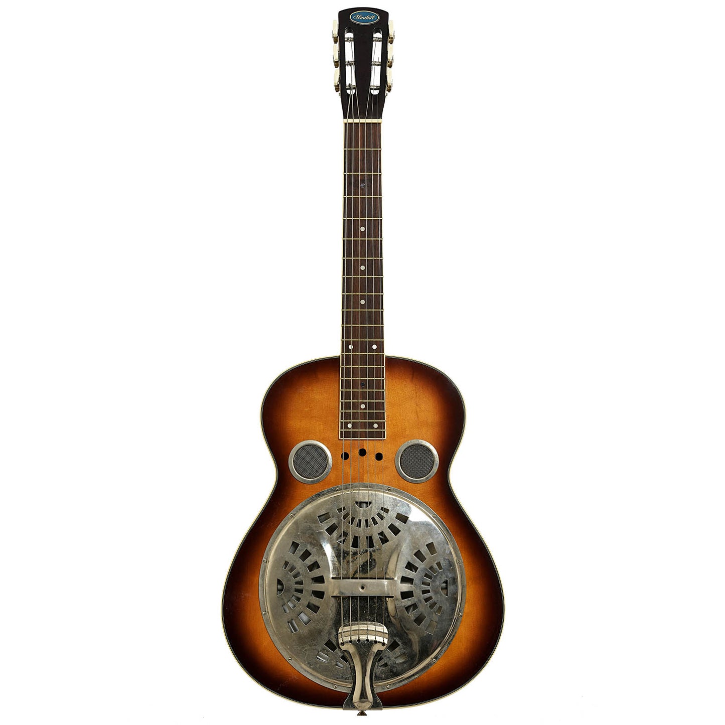 Full front of Flinthill FHD100S Squareneck Resonator Guitar