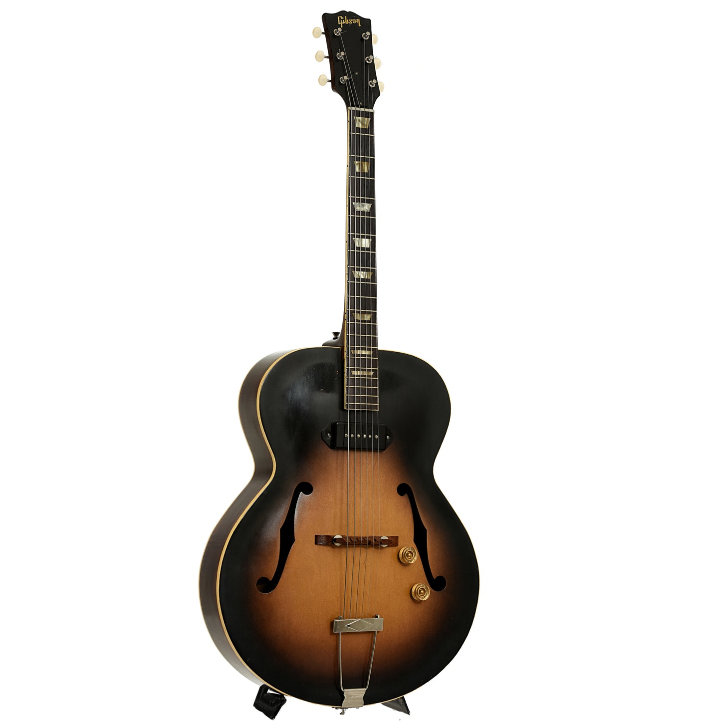 Full front and side of Gibson ES-150 Hollowbody Electric Guitar