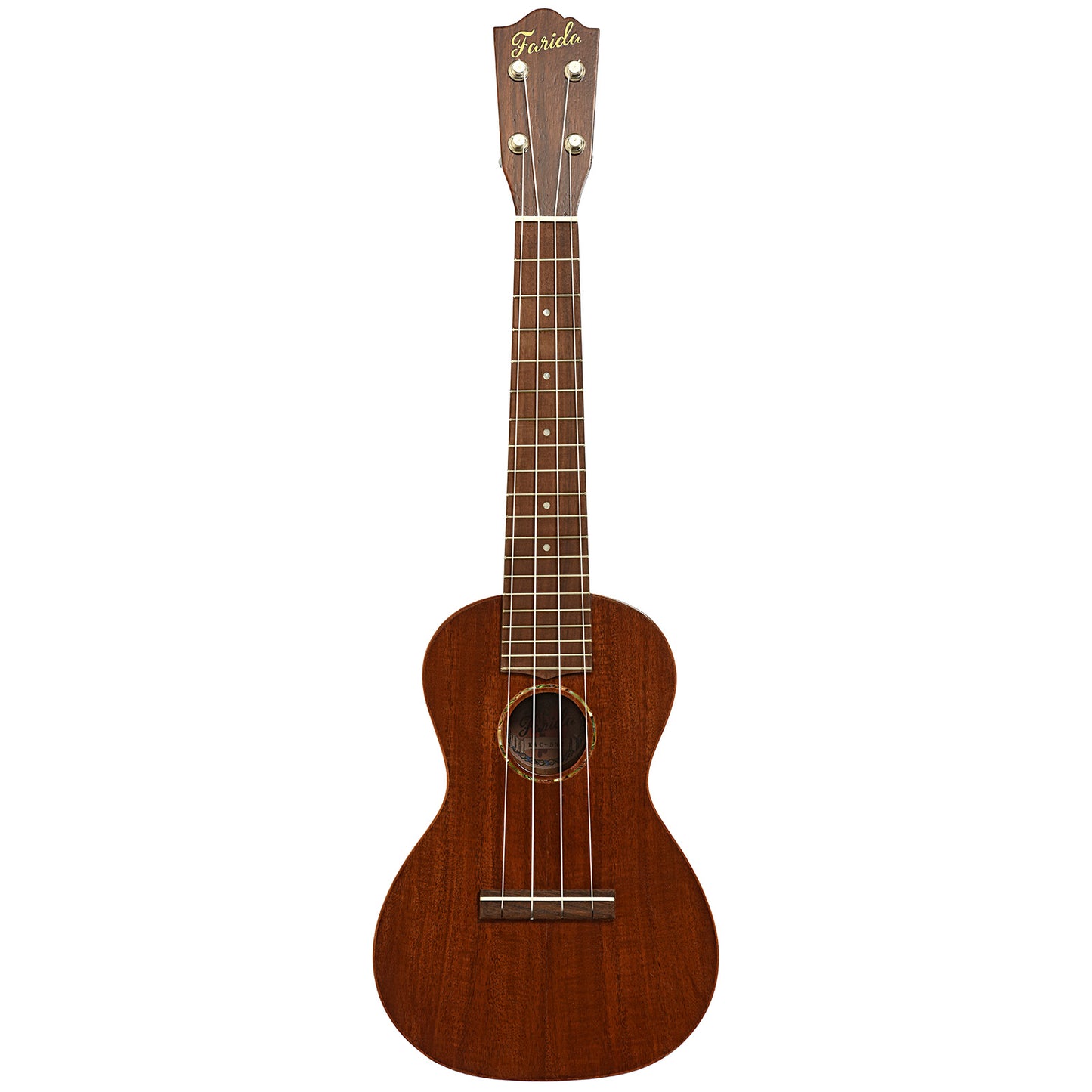 Full front of Farida Holiday Pack, Concert Ukulele
