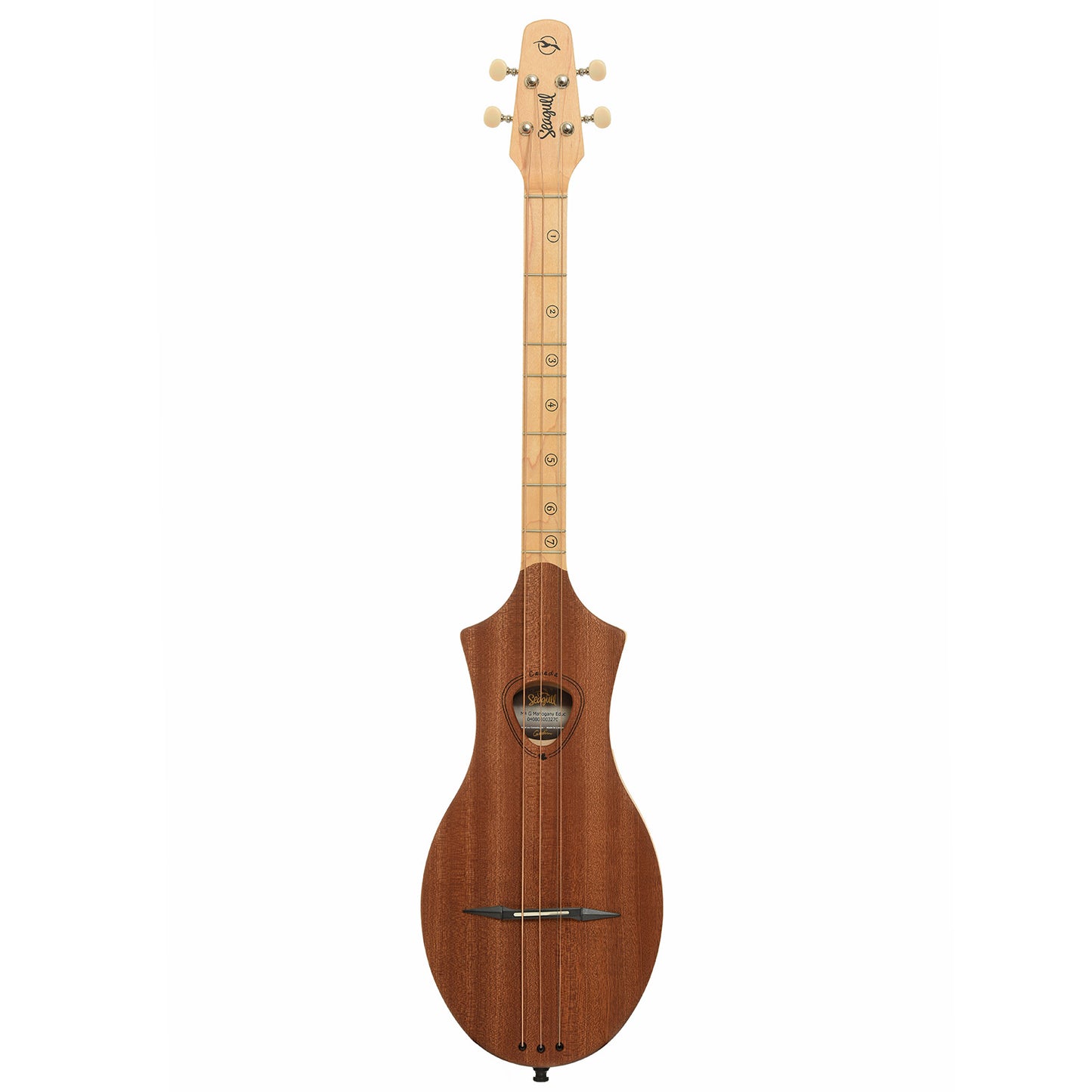 Full front of Seagull M4 "Merlin G" 4-String Diatonic Acoustic Instrument