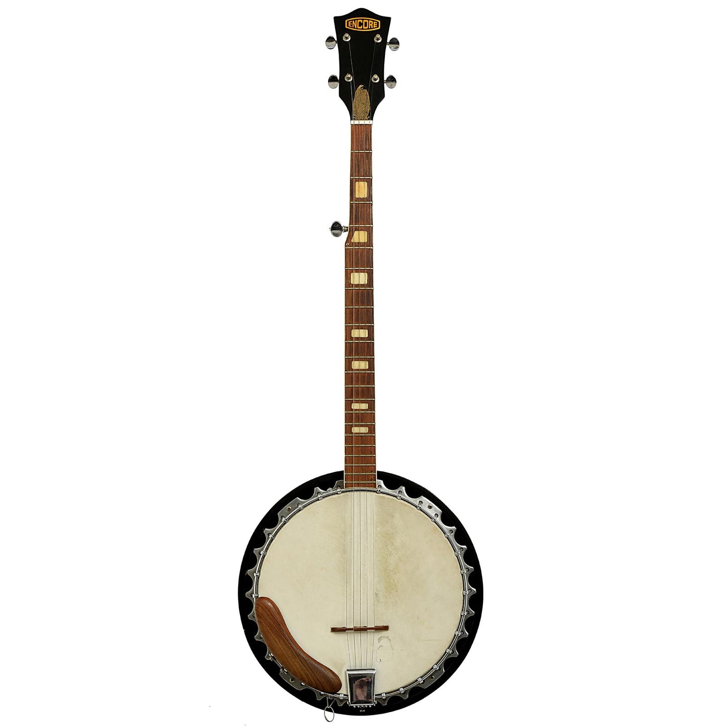 Full front of Encore E-75 Resonator Banjo