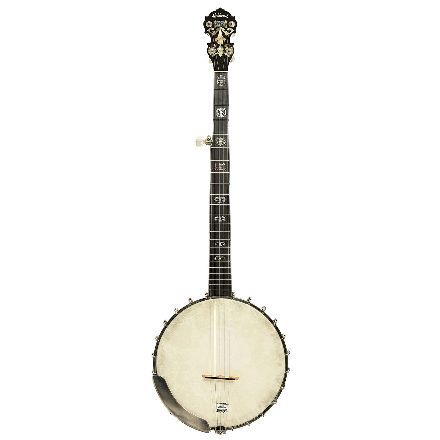Front of Wildwood Artist Open Back Banjo