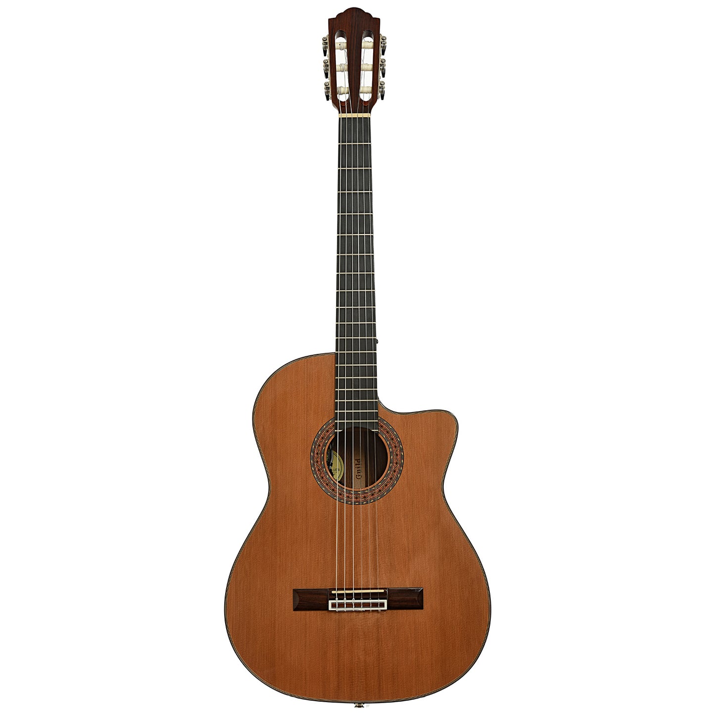 Full front of Guild GN-5 Nylon String Acoustic-Electric Guitar