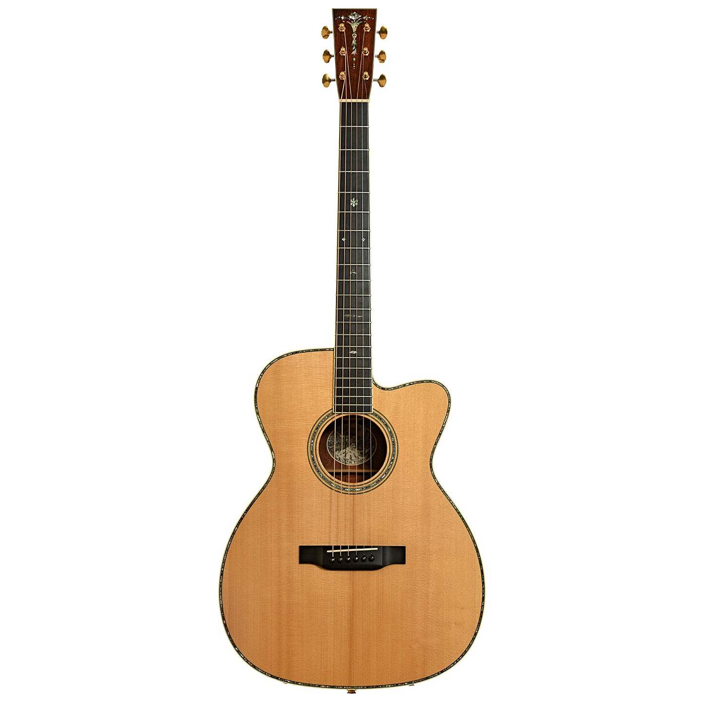 Full front of Collings OM-41 MRG Cutaway Acoustic Guitar