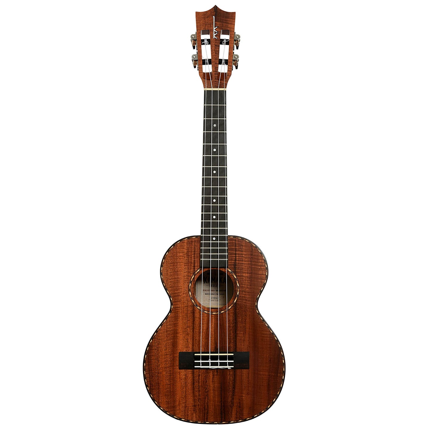 Full front of Kamaka HF-3 DI Deluxe Tenor Ukulele