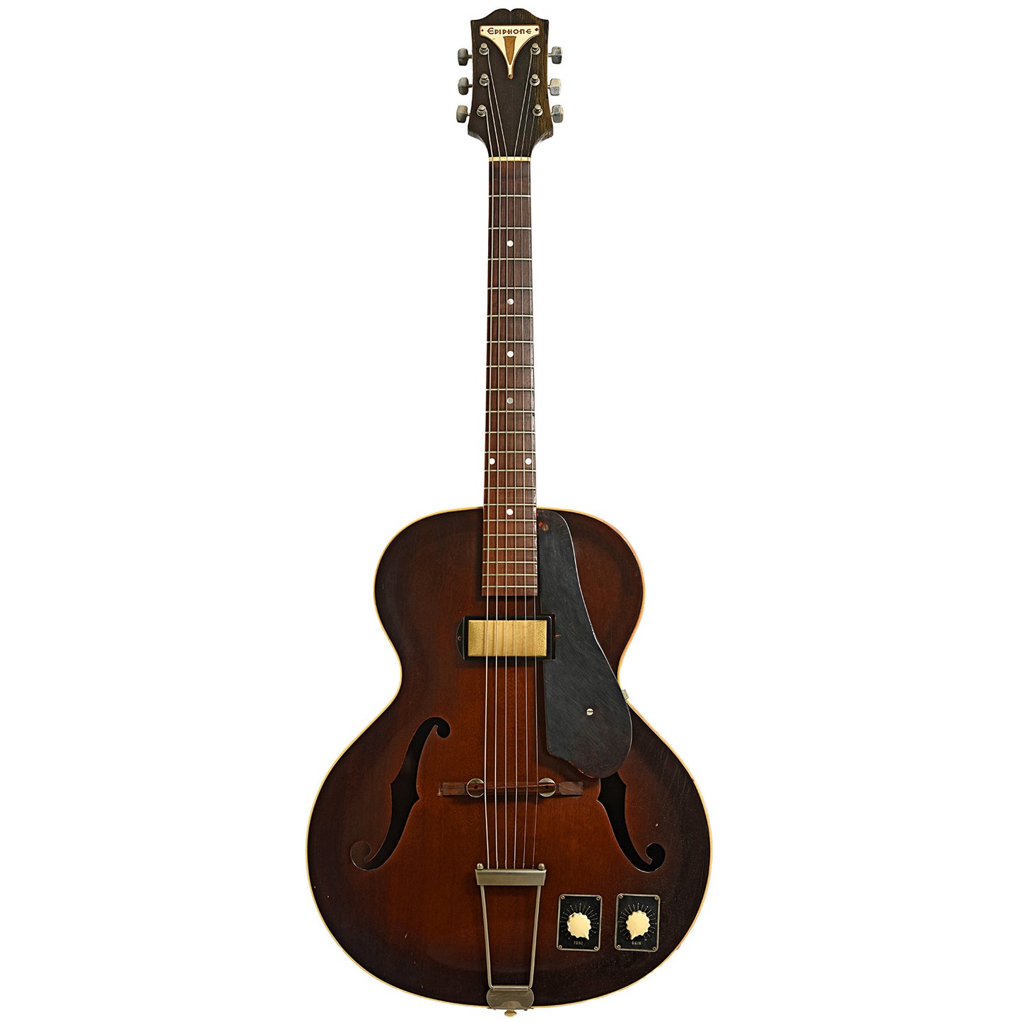 Full front of Epiphone Century Hollow Body Electric Guitar