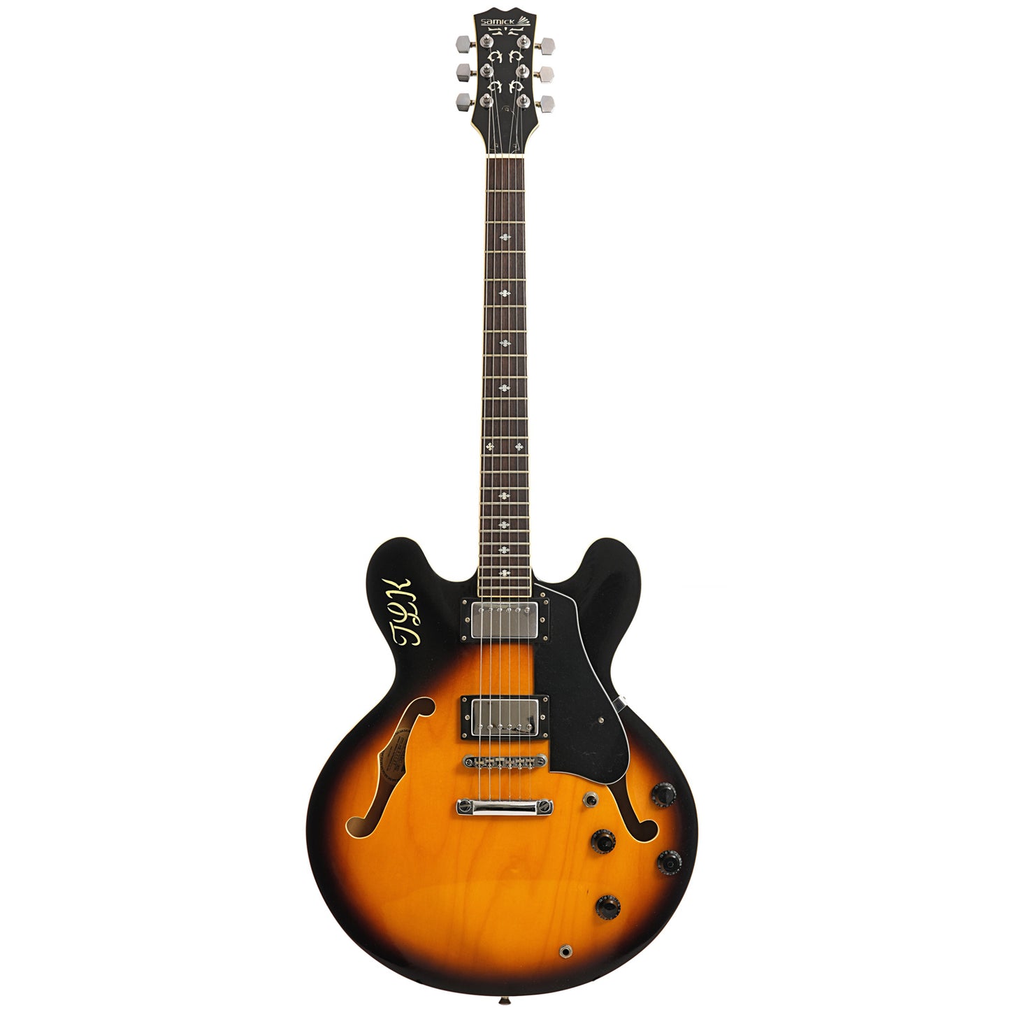 Full front of Samick SARC-902 Semi-Hollowbody