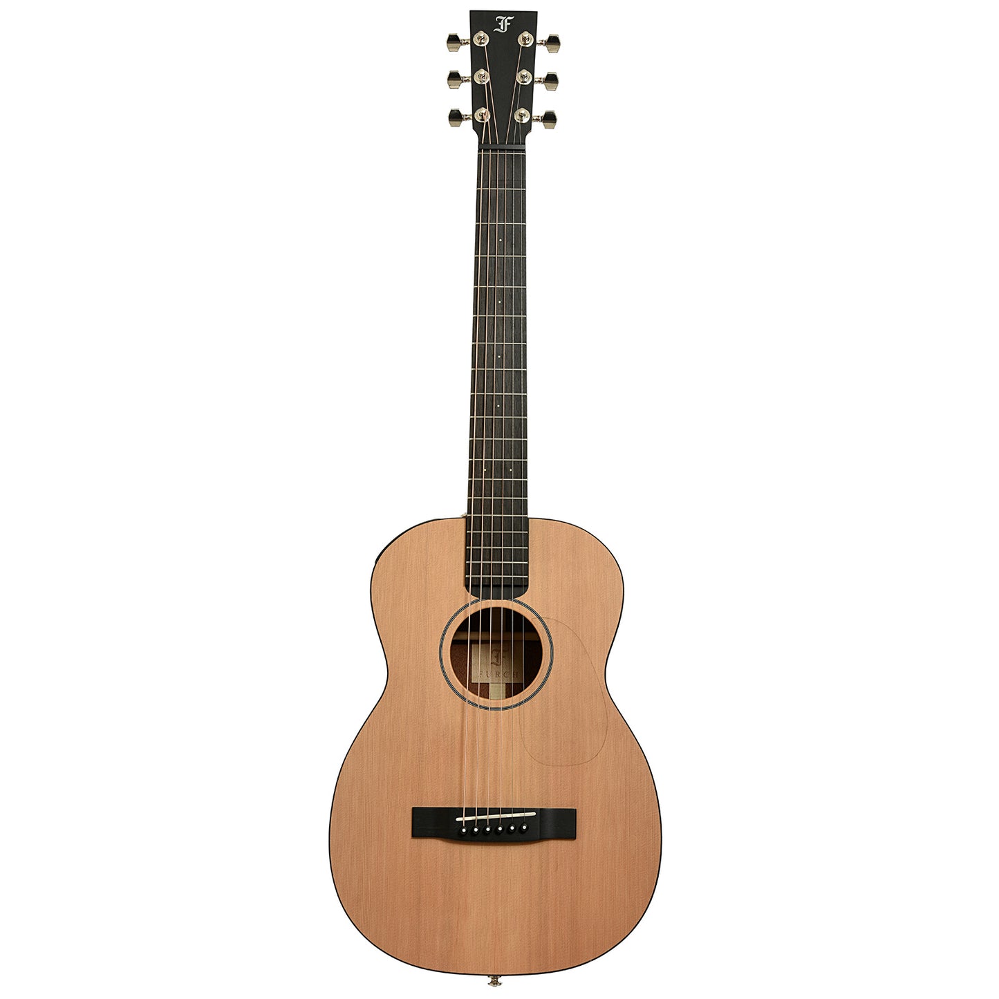 Full front of Furch LJ10-CM Little Jane Travel Guitar