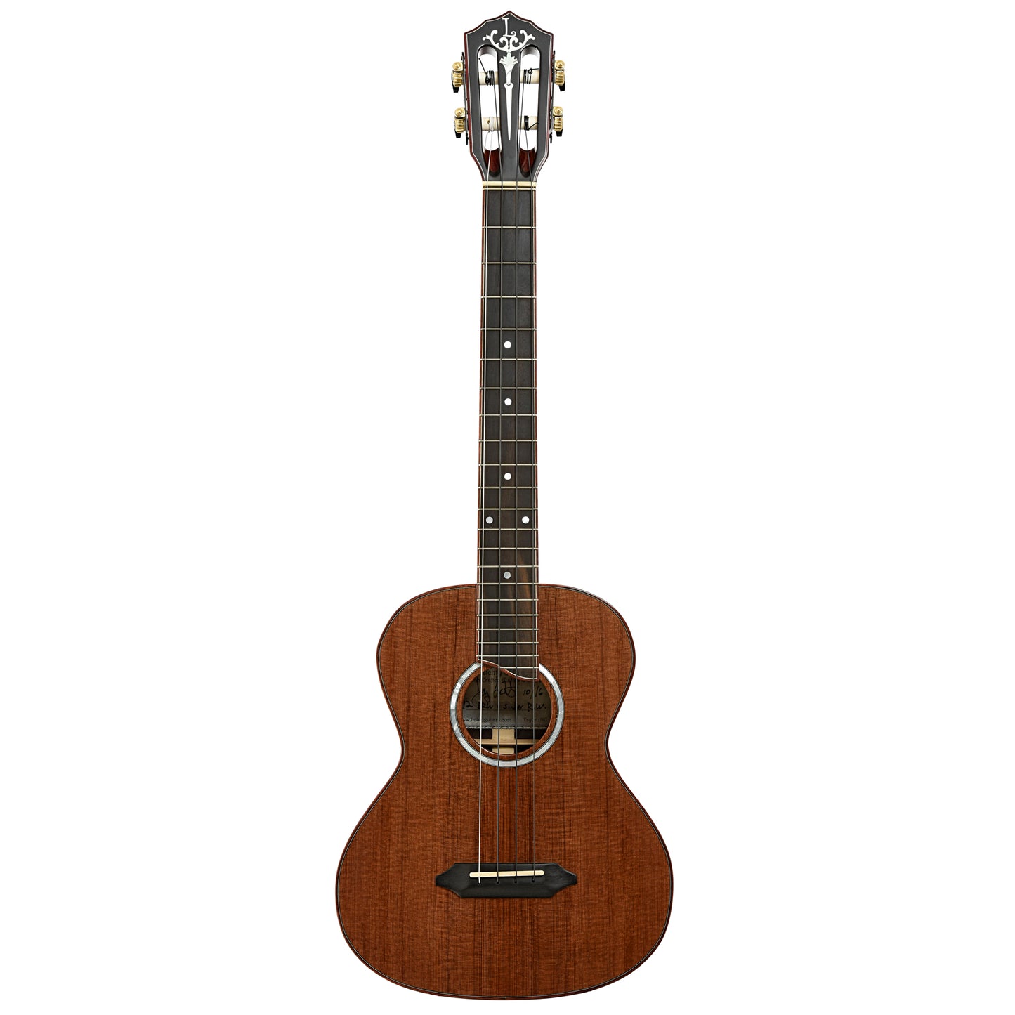 Full front of Lichty U11T Custom Long Neck Tenor Ukulele