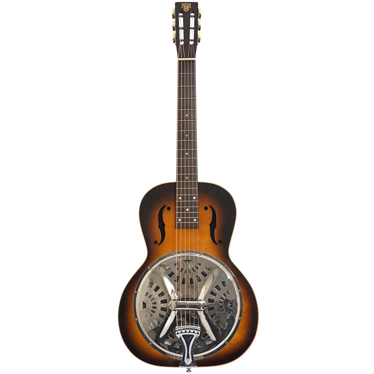 Full front of Dobro Model 25 Squareneck Resonator Guitar (1930s)