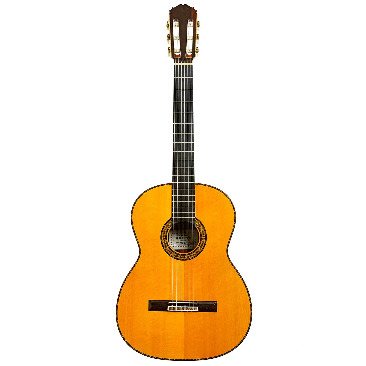 Full front of Kohno Professional Classical Guitar