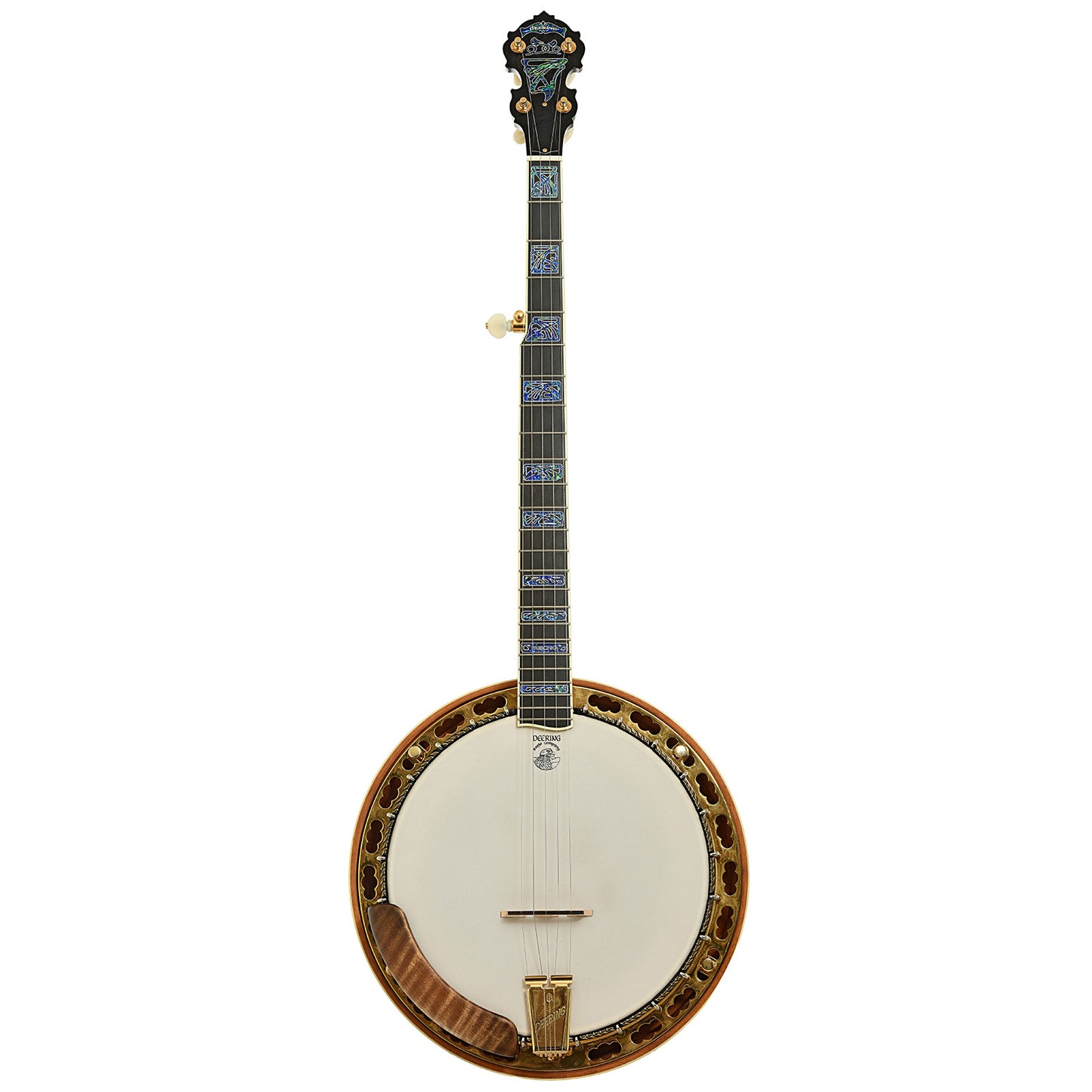 Full front of Deering Tony Trischka Golden Clipper