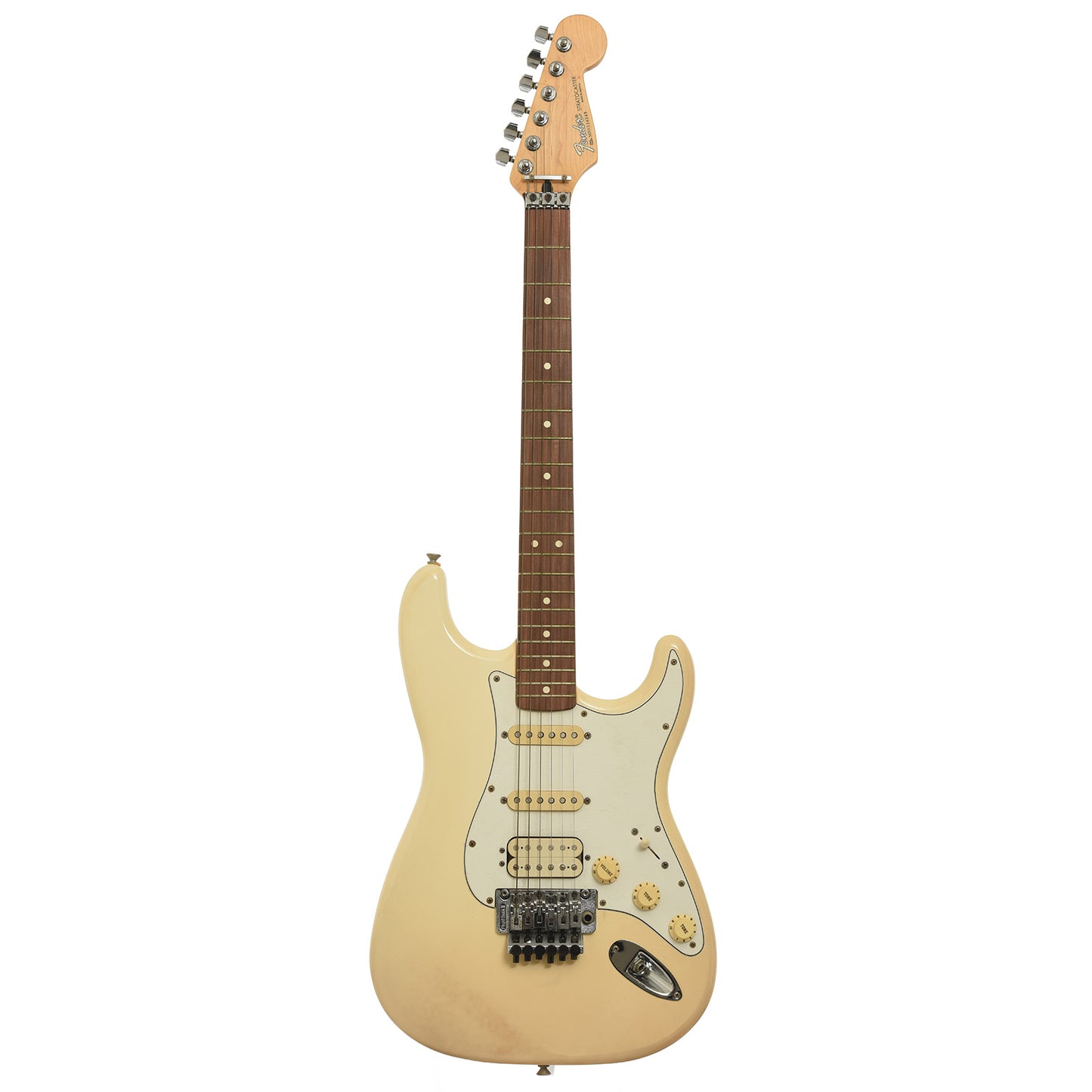 Full front of Fender Standard HSS Stratocaster with Floyd Rose Electric Guitar