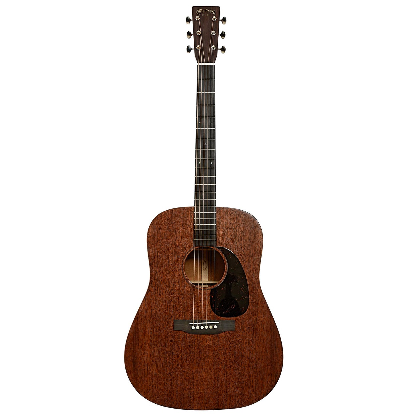 Full front of Martin D-17 Acoustic Guitar & Case