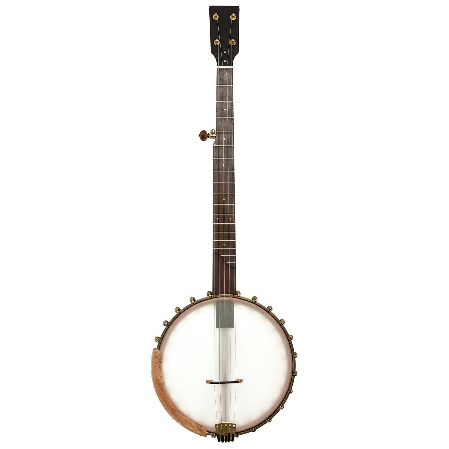 Front of Ome Tupelo 11in Openback Banjo, Mahogany Neck