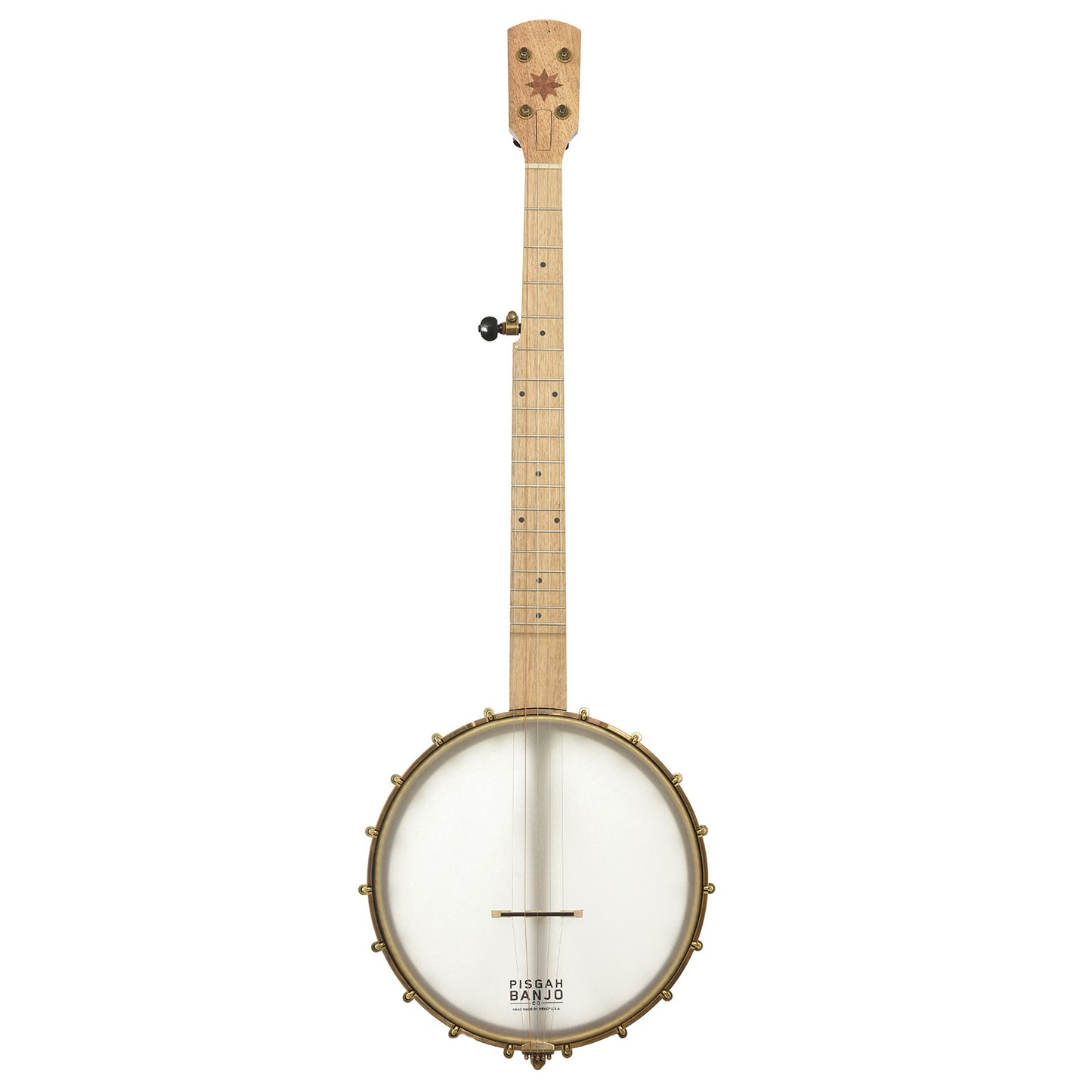 Full front of Pisgah Appalachian 11in Short Scale Openback Banjo