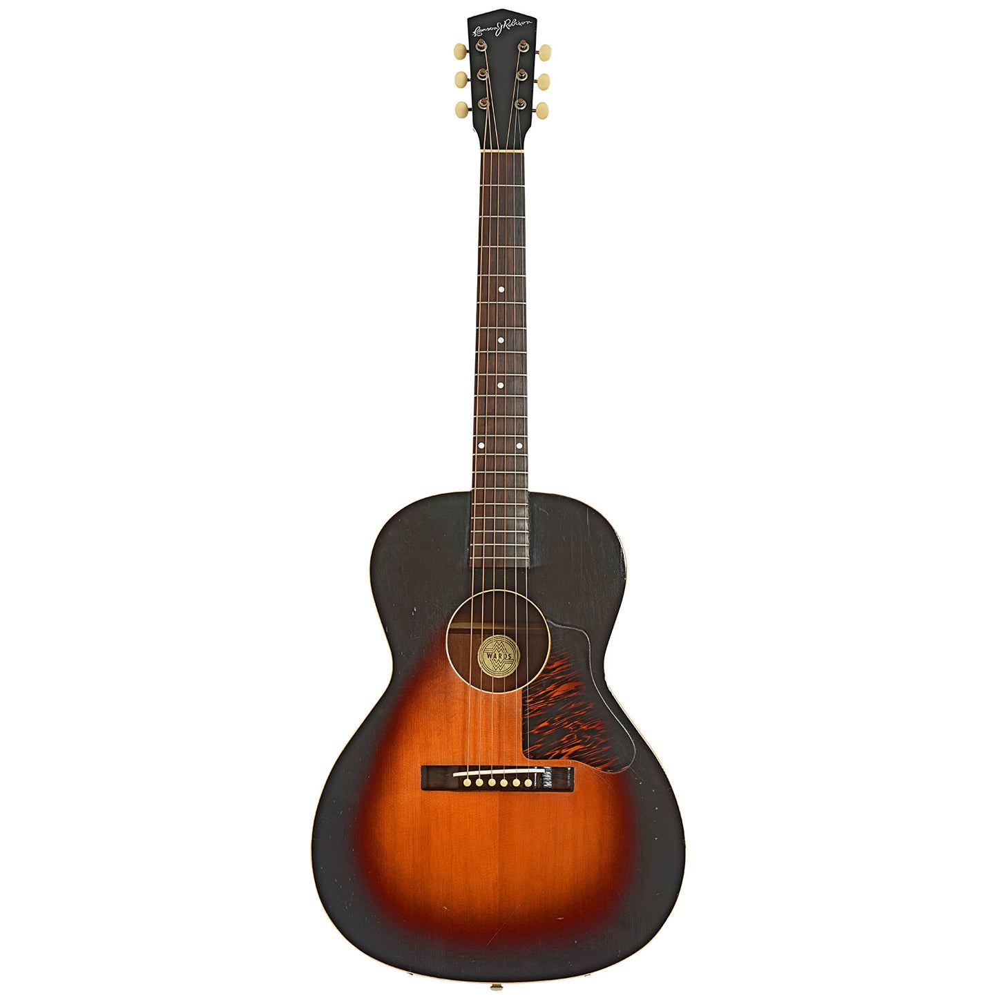 Full front of Carson J. Robinson Model 1281 Acoustic Guitar