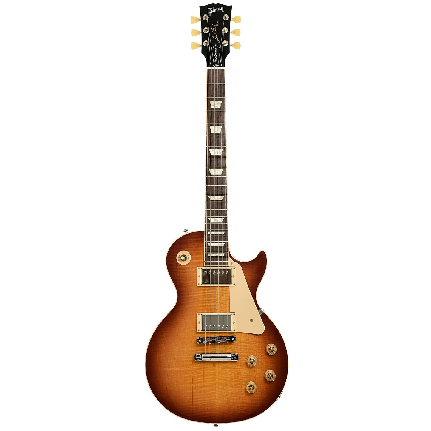 Full front of Gibson Les Paul Traditional Plus Electric Guitar