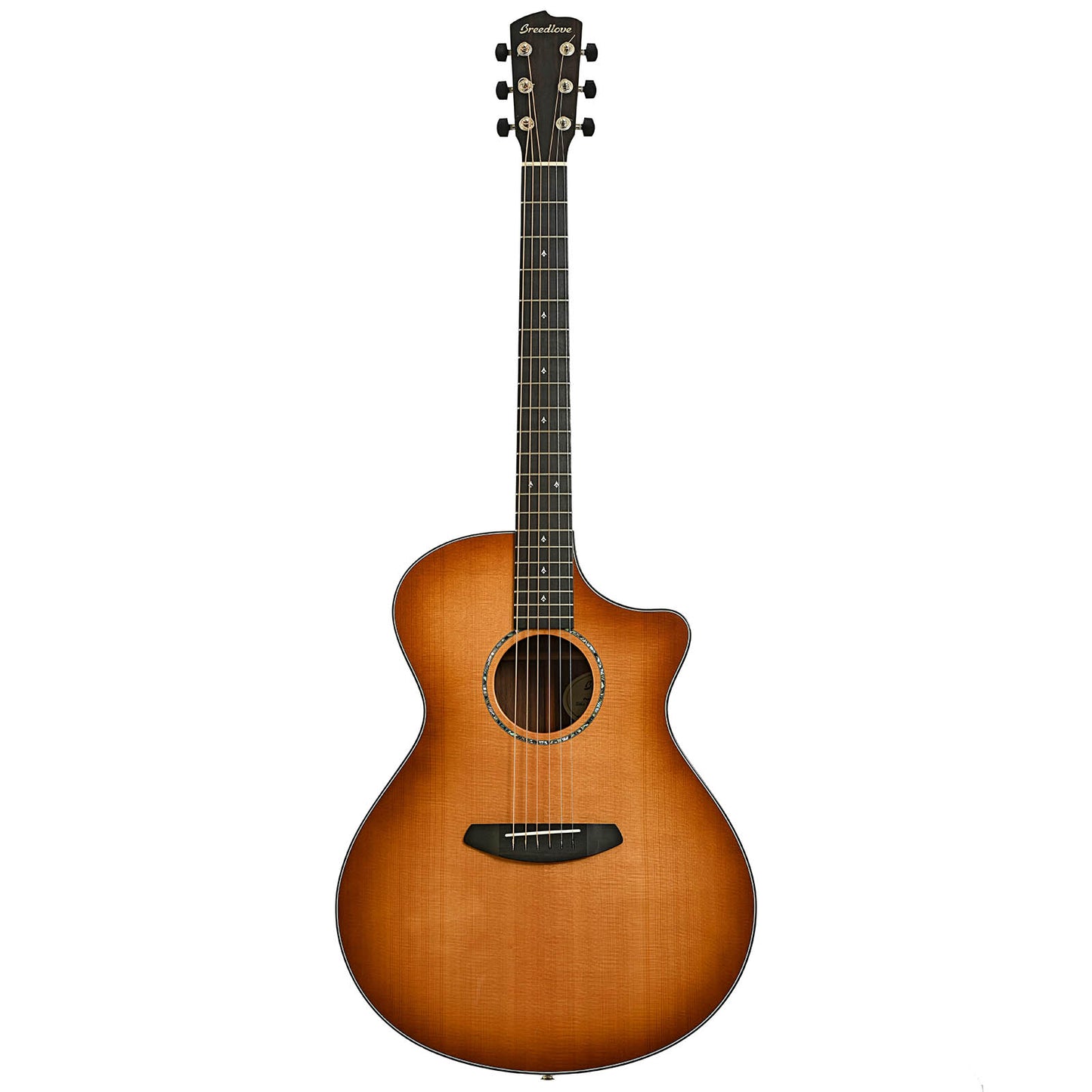 Full front of Breedlove Premier Concerto Copper CE Acoustic Electric Guitar