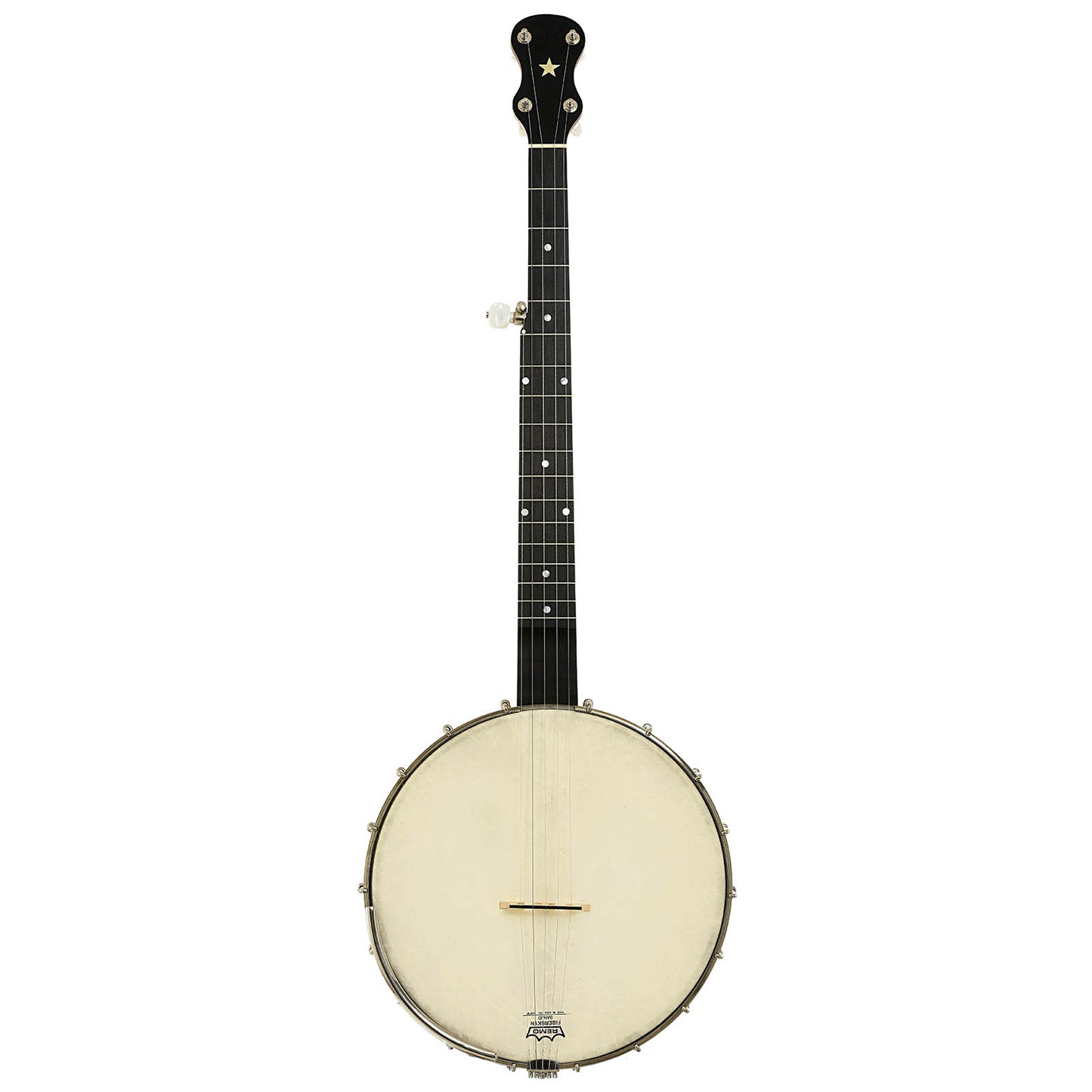 Full front of Mike Ramsey Maple Special Custom 12" Open Back Banjo
