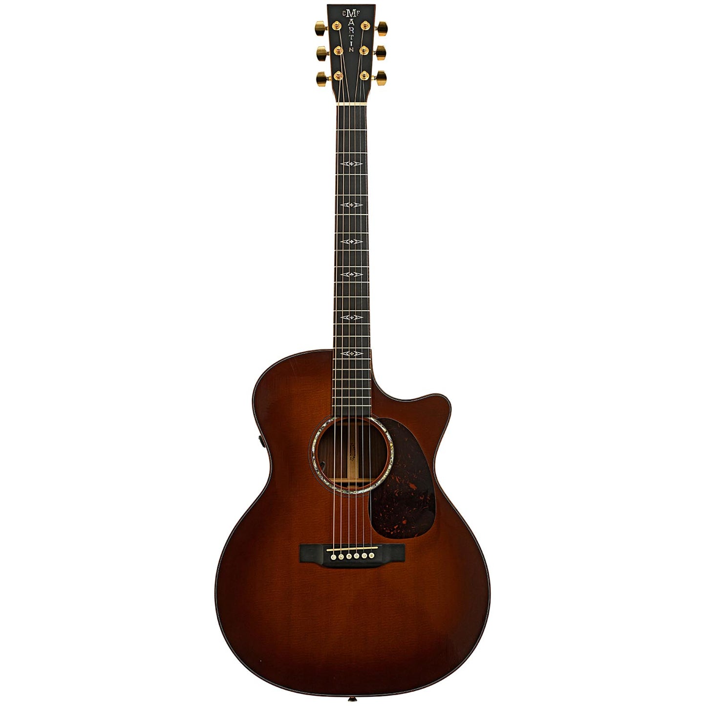 Full front of Martin GPCPA1 Plus Grand Performance Ambertone Acoustic Guitar
