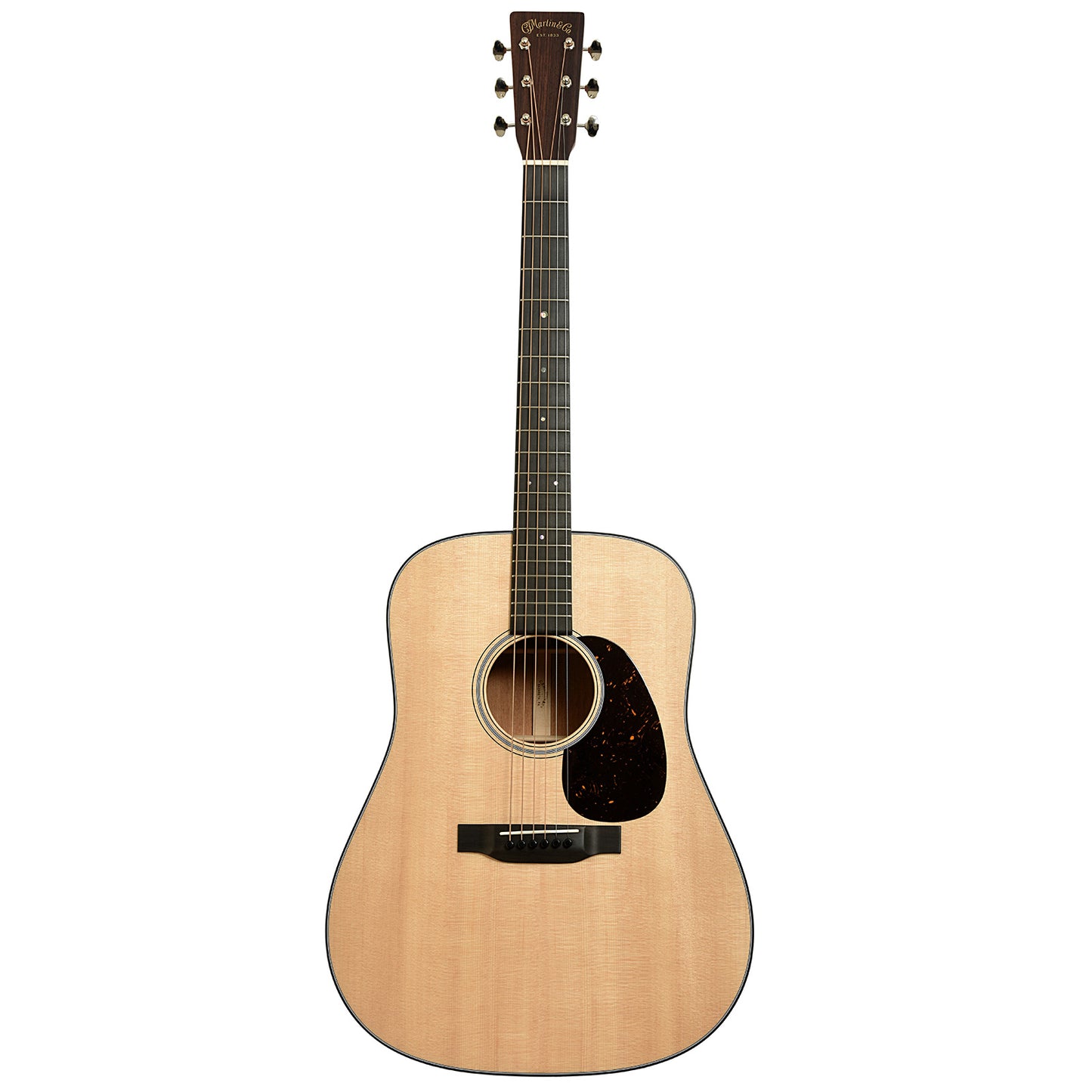Full front of Washburn WD32S D-Size Acoustic Guitar