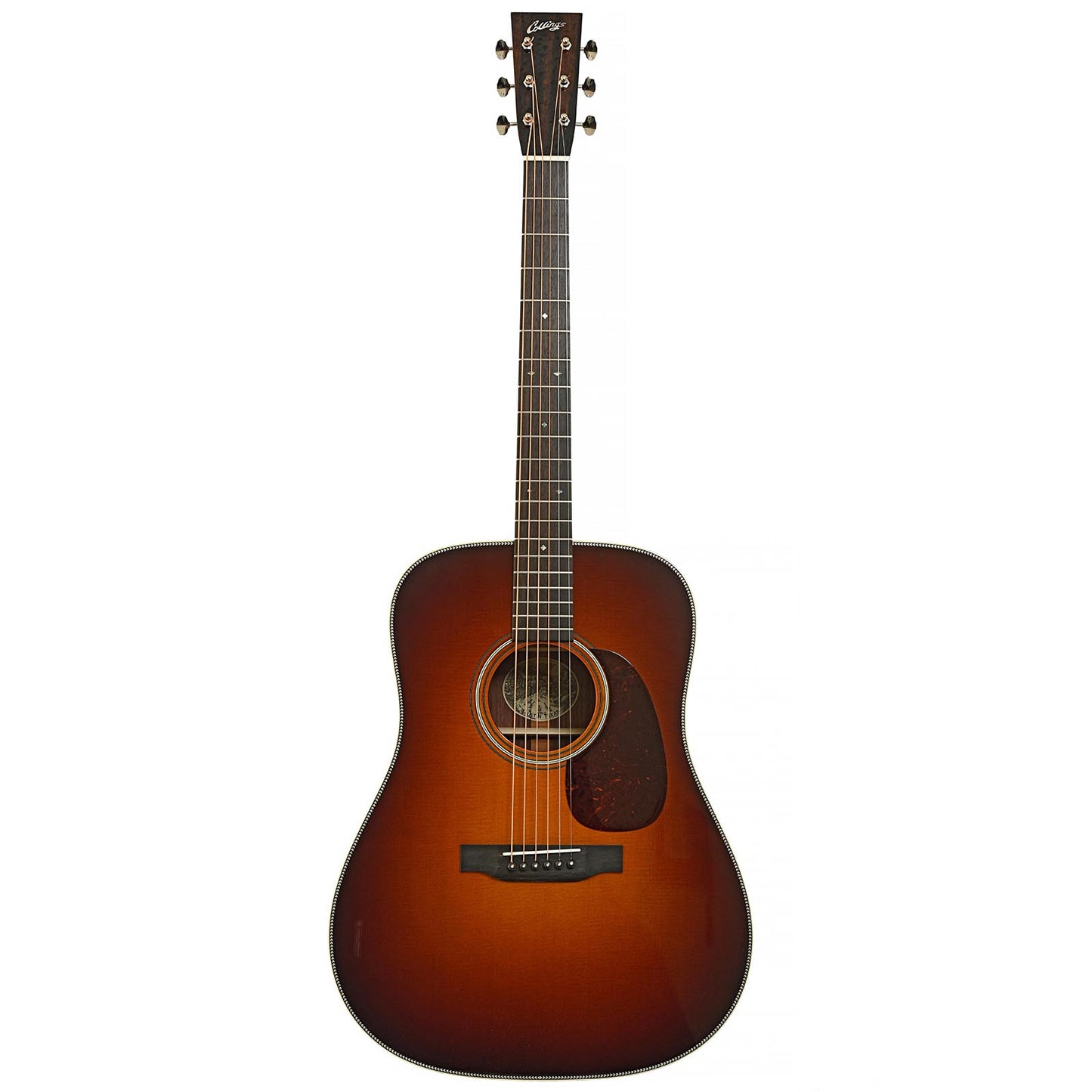 Full front of Collings D2H Sunburst Top Dreadnought Acoustic Guitar - S# 35354