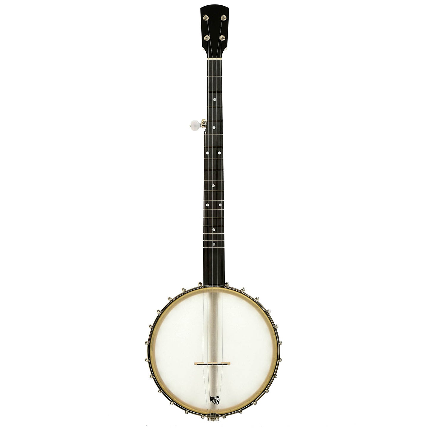 Full front of Bart Reiter Buckbee Open Back Banjo