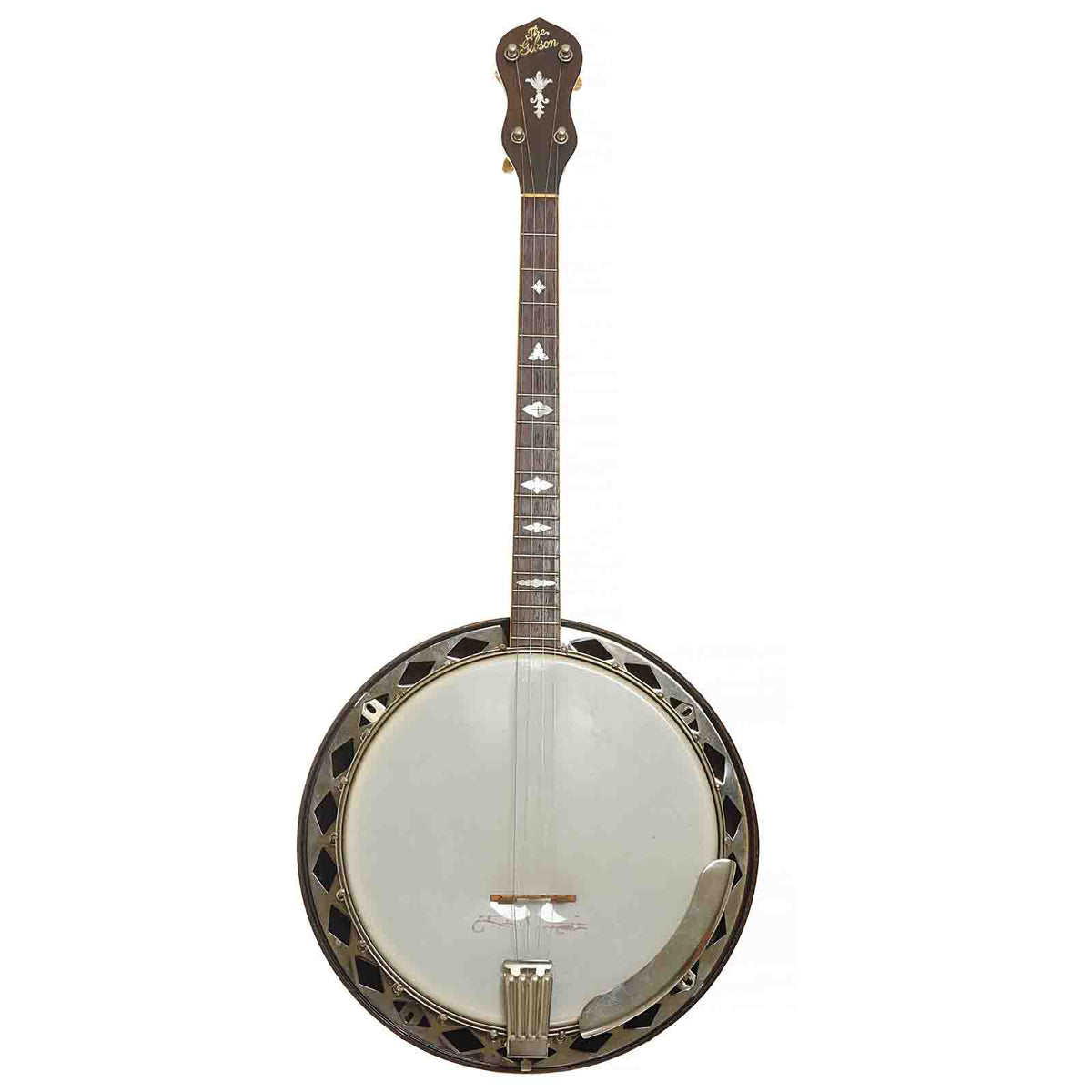 Full Front of Gibson TB-2 Tenor Banjo