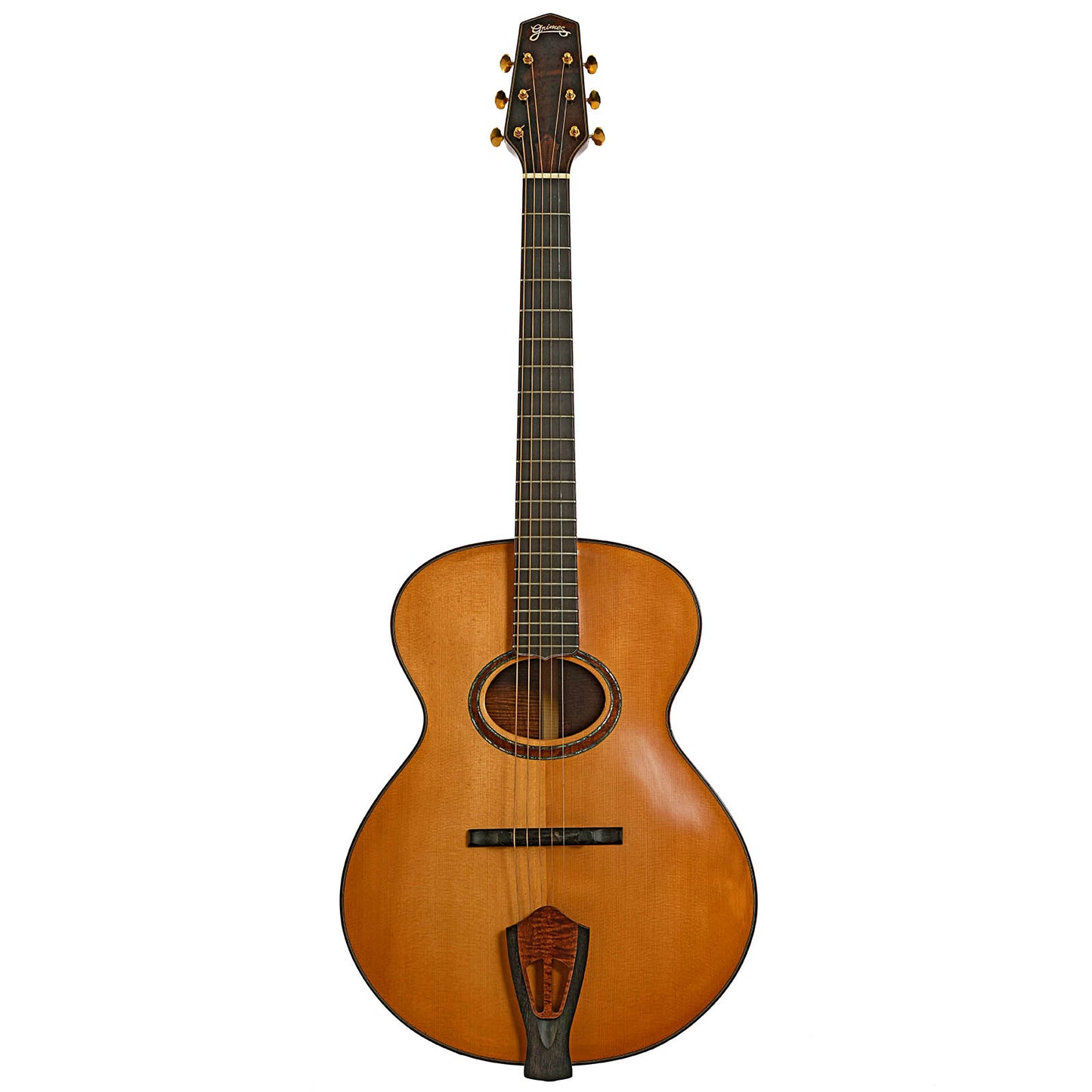 Full front of Grimes Jazz Nouveau Archtop Guitar