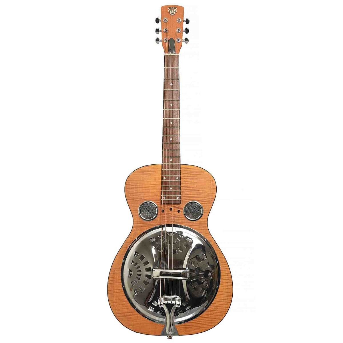 Full front of Epiphone Dobro Hound Dog