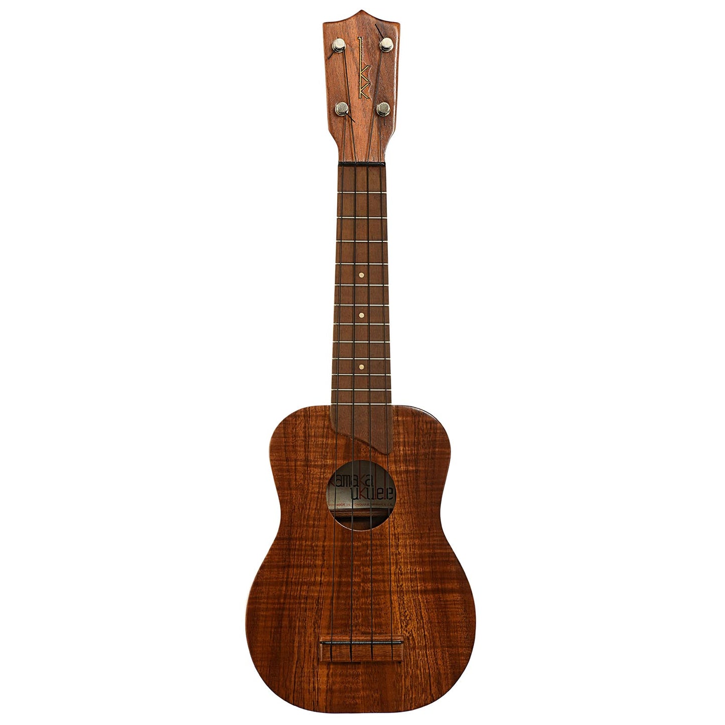 Full front of Kamaka HF-1 Soprano Ukulele