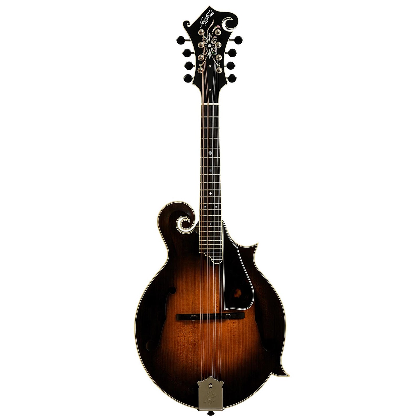 Full front of Northfield NFB-F5AWNltd Limited Edtion Big Mon F-Style Mandolin & Case, Wide Nut
