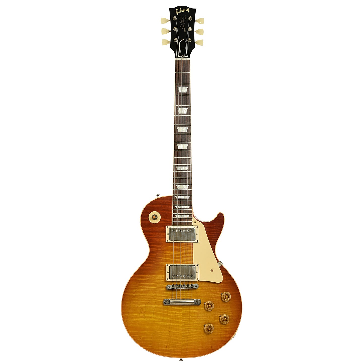 Full front of Gibson Custom Shop 60th Anniversary '59 Les Paul Standard Reissue Electric Guitar