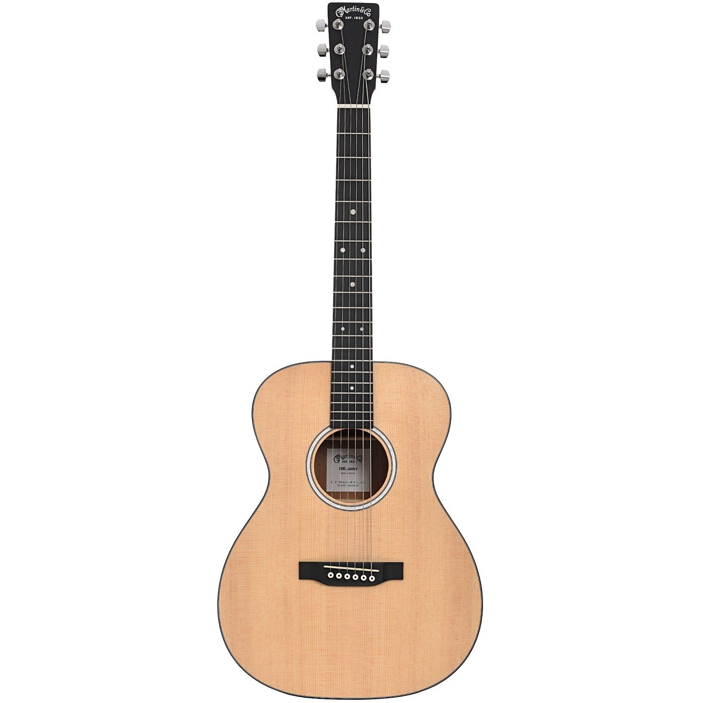 Full front of Martin Lefthanded 000Jr-10, 000 Junior
