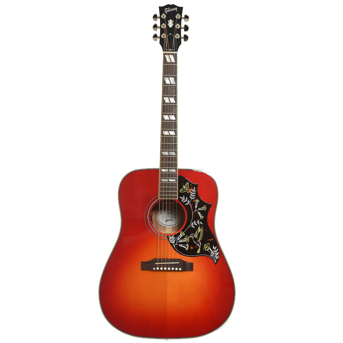 Full front of Gibson Hummingbird Standard Acoustic Guitar