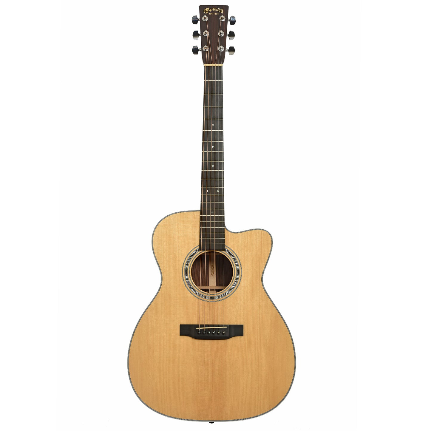 Full front of Martin Custom Shop 0000-38C Acoustic Guitar