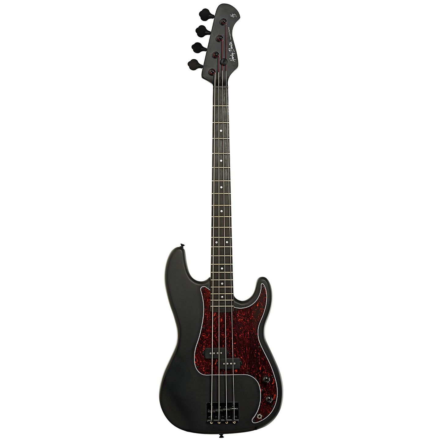 Full front of Harley Benton PB-20 SBK Electric Bass