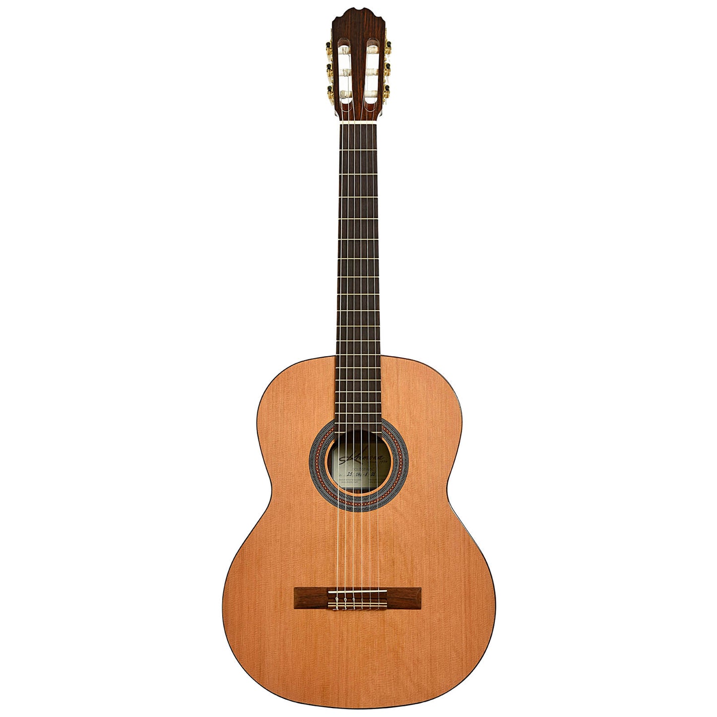 Full front of Kremona F65C Classical Guitar