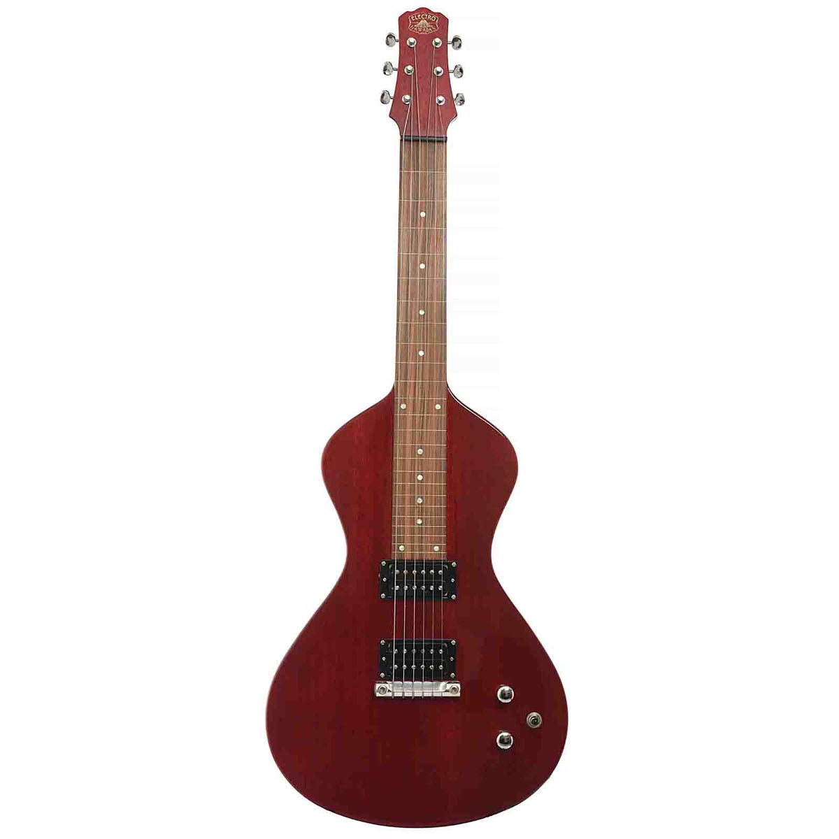 Full front of Asher Electro Hawaiian Junior