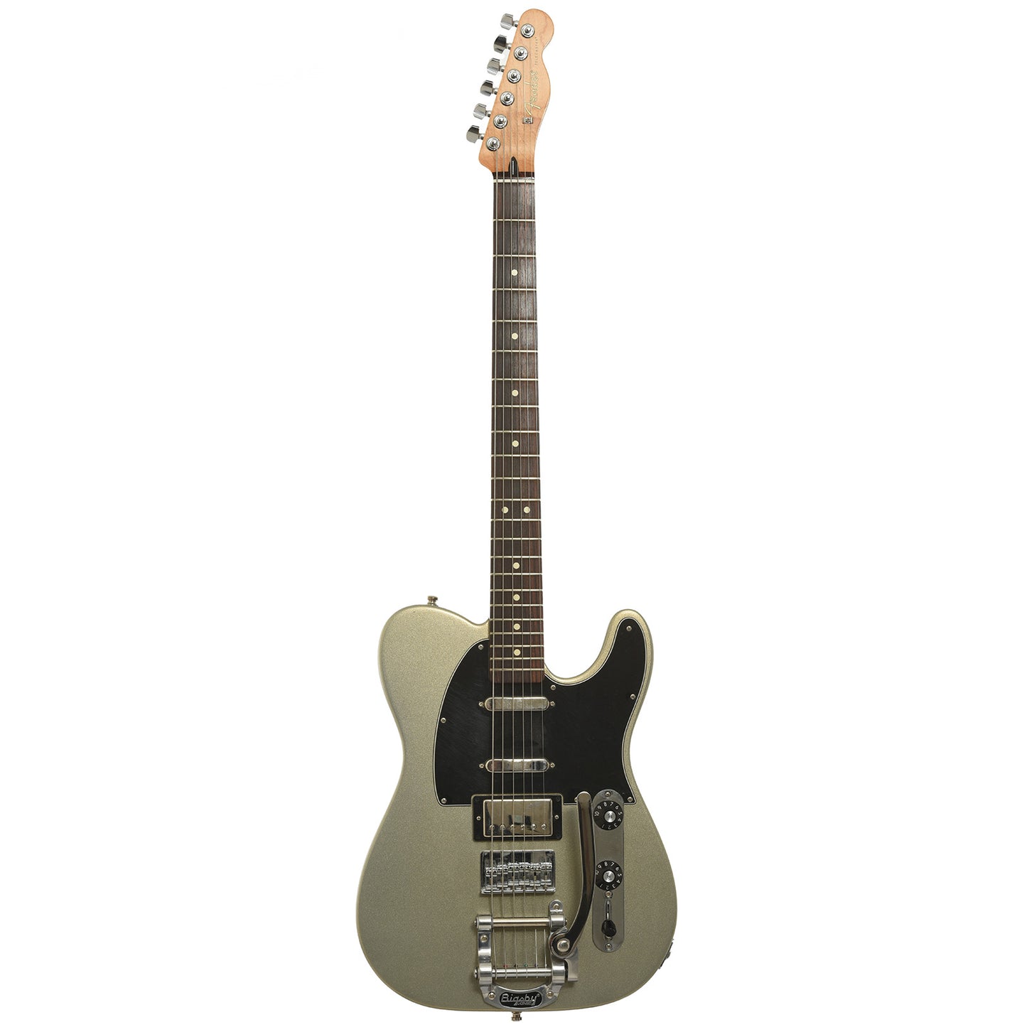 Full front of Fender Blacktop Baritone Telecaster Electric Guitar