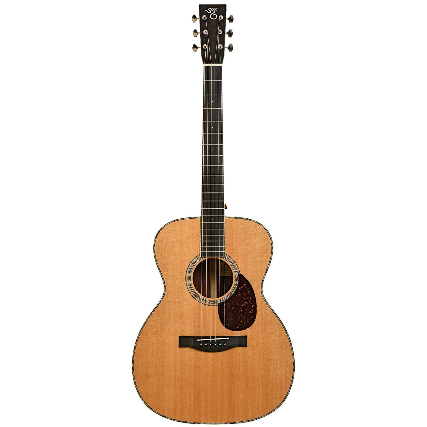 Full front of Santa Cruz OM Acoustic Guitar