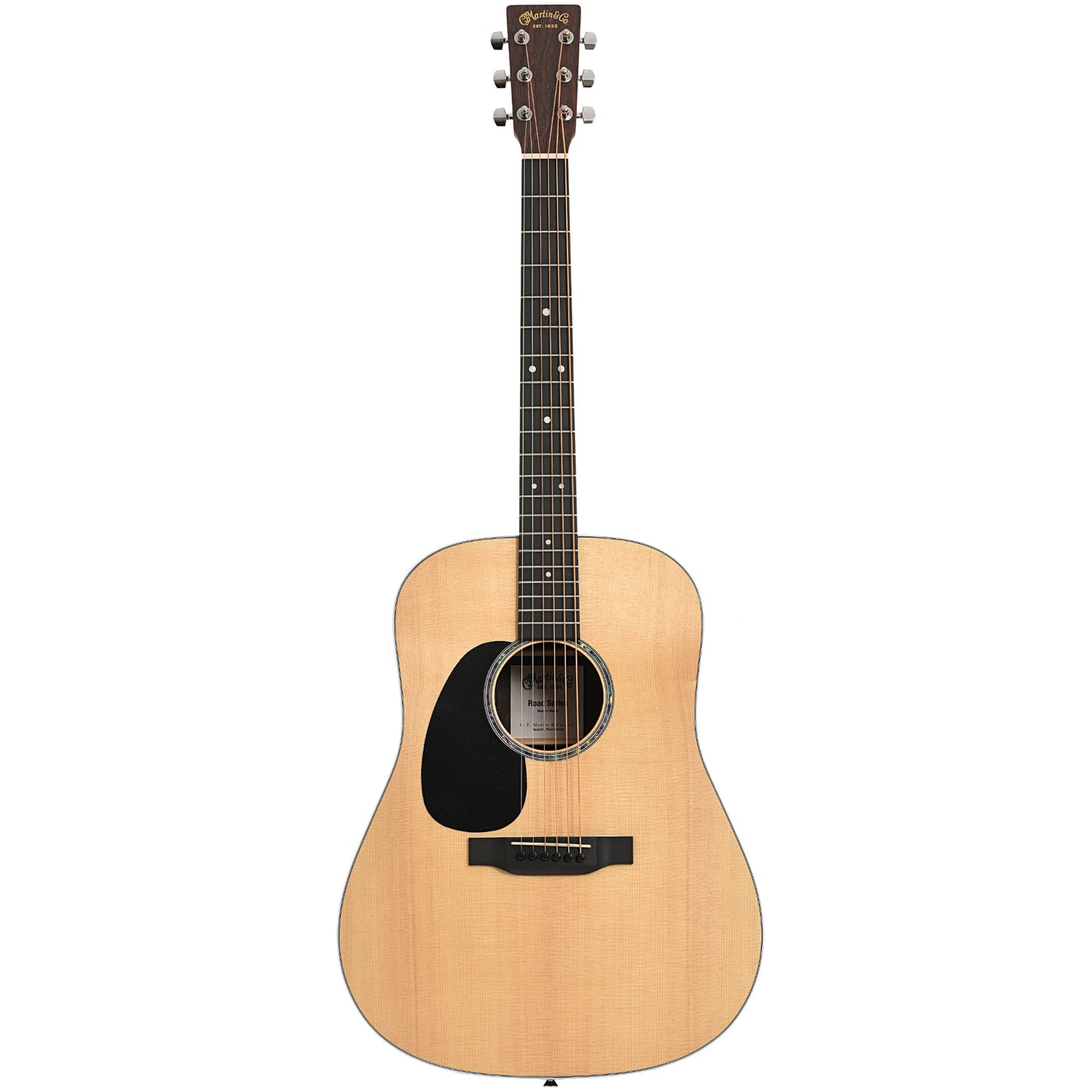 Full front of Martin D-13E Ziricote Lefthanded