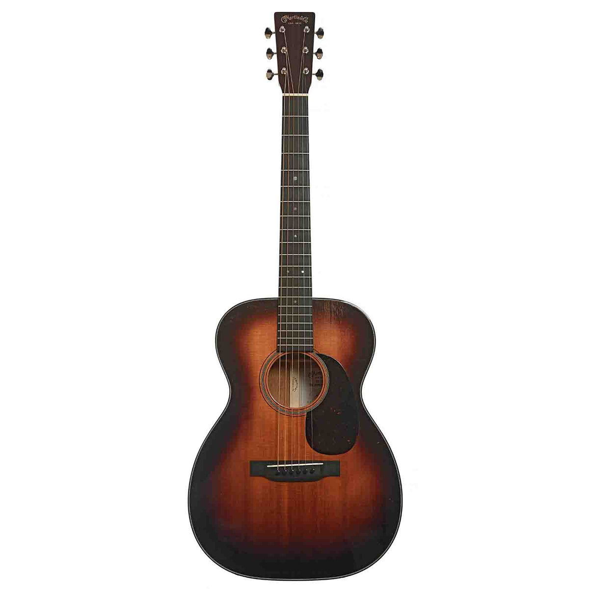 Full Front of Martin 00-18 Joe Bonamassa Acoustic Guitar & Case
