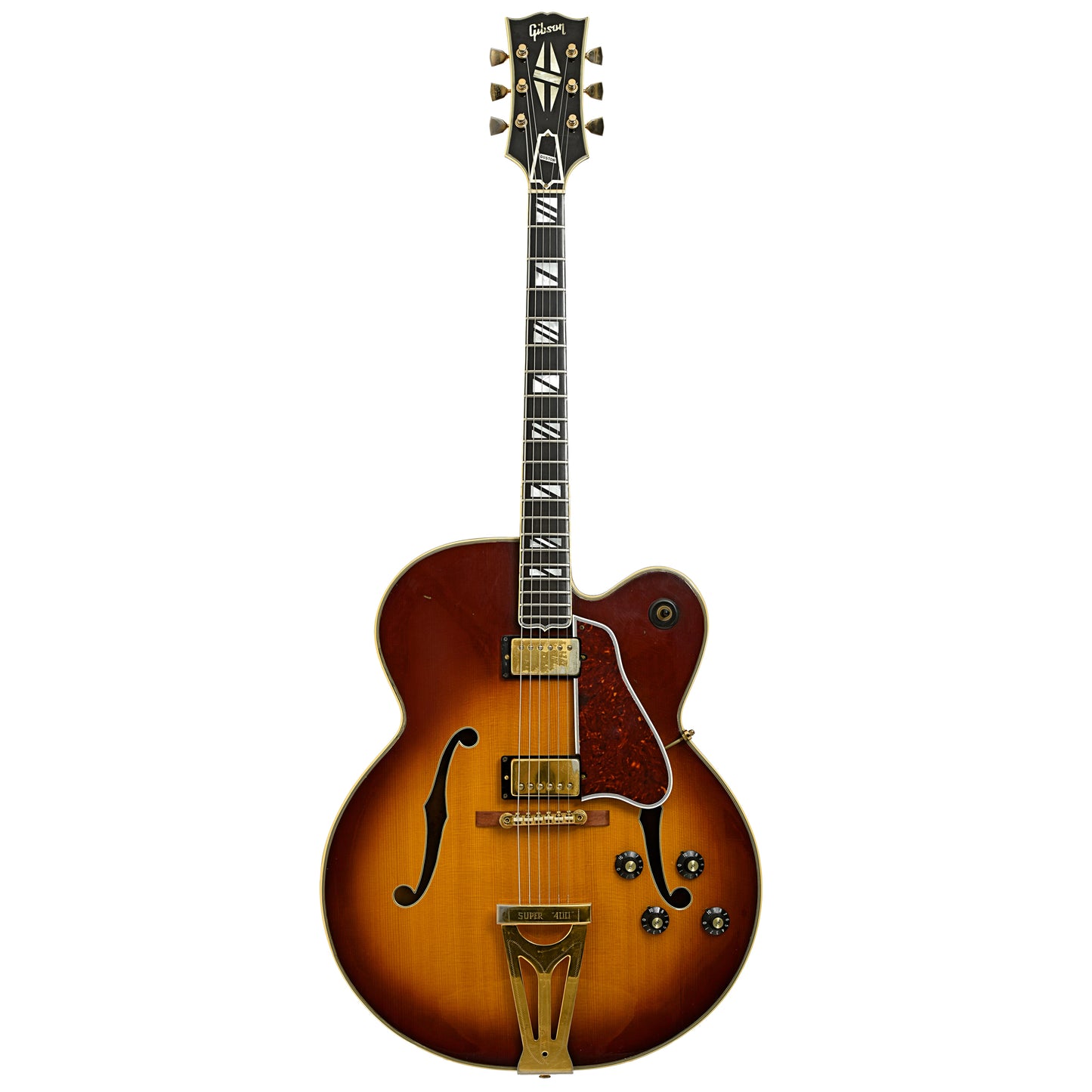 Full front of Gibson Super 400 CES Hollowbody Electric Guitar