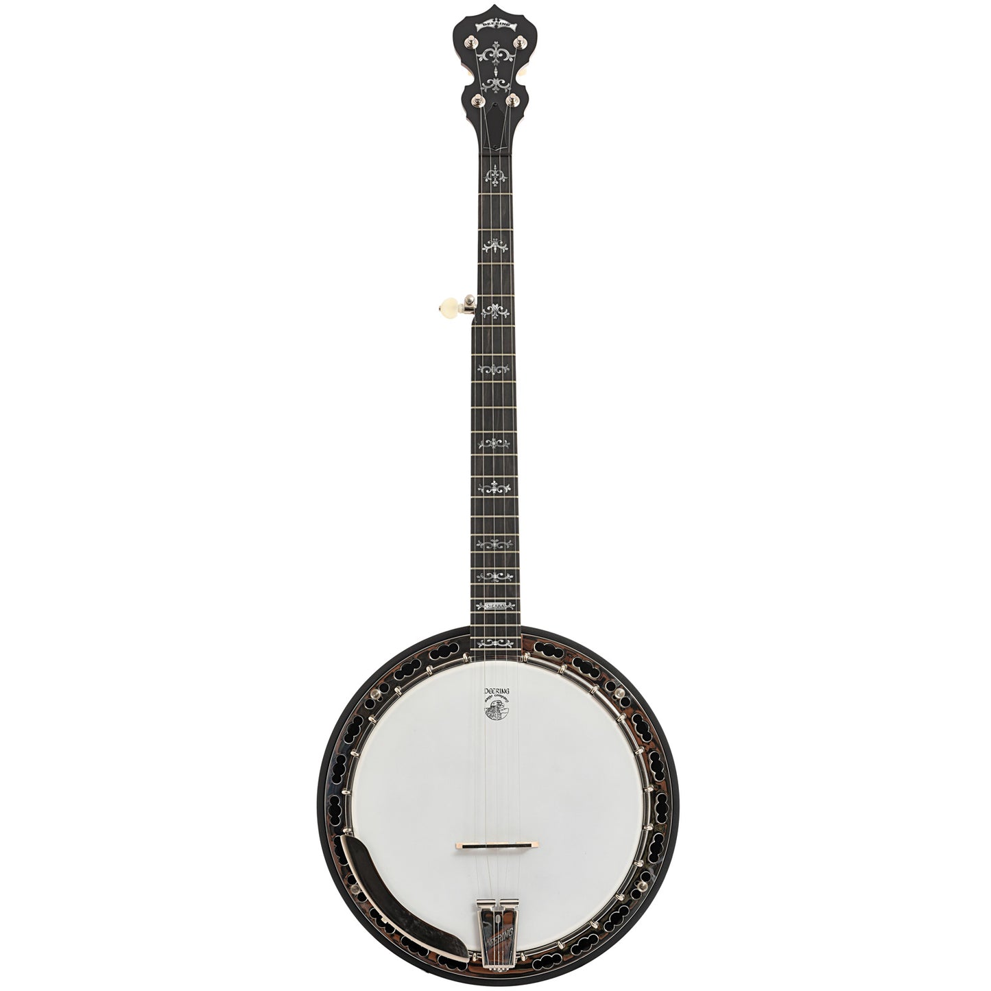 Full front of Deering Sierra Mahogany Banjo
