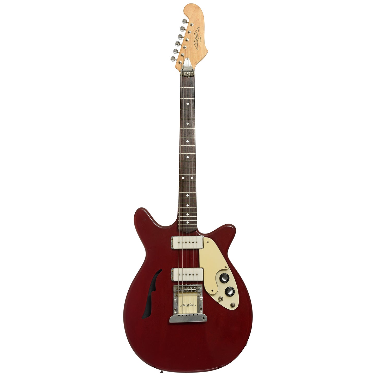 Full front of Microfrets Stage II Electric Guitar
