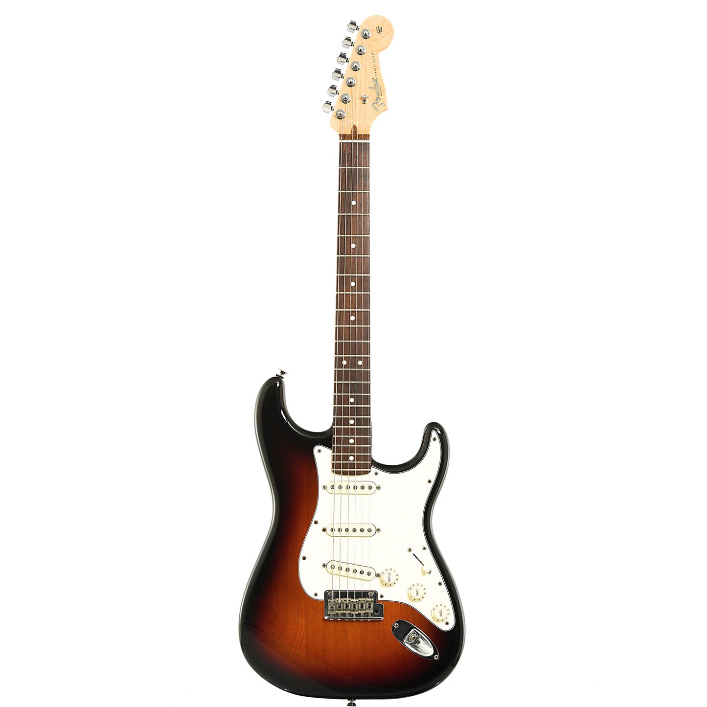 Full front of Fender New American Standard Stratocaster Electric Guitar.