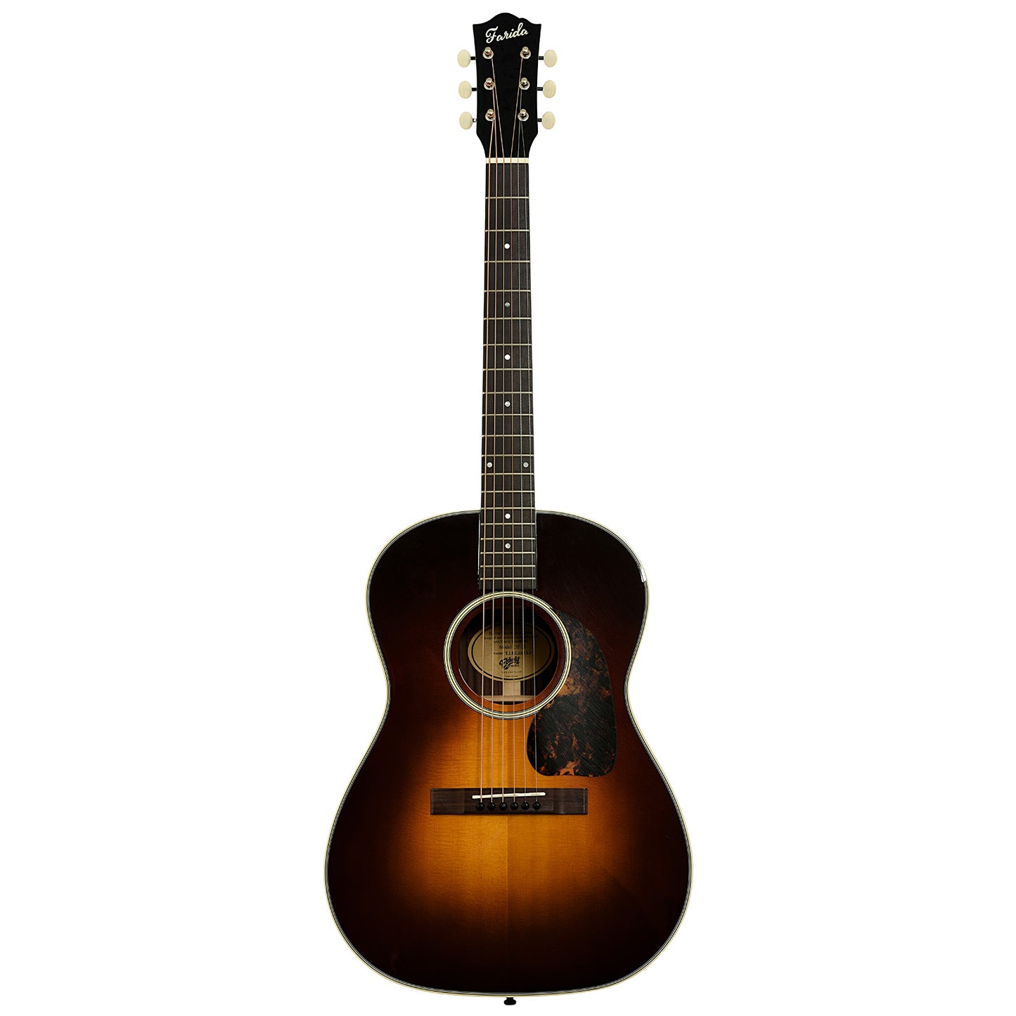 Full front of Farida OT-26 Acoustic Guitar